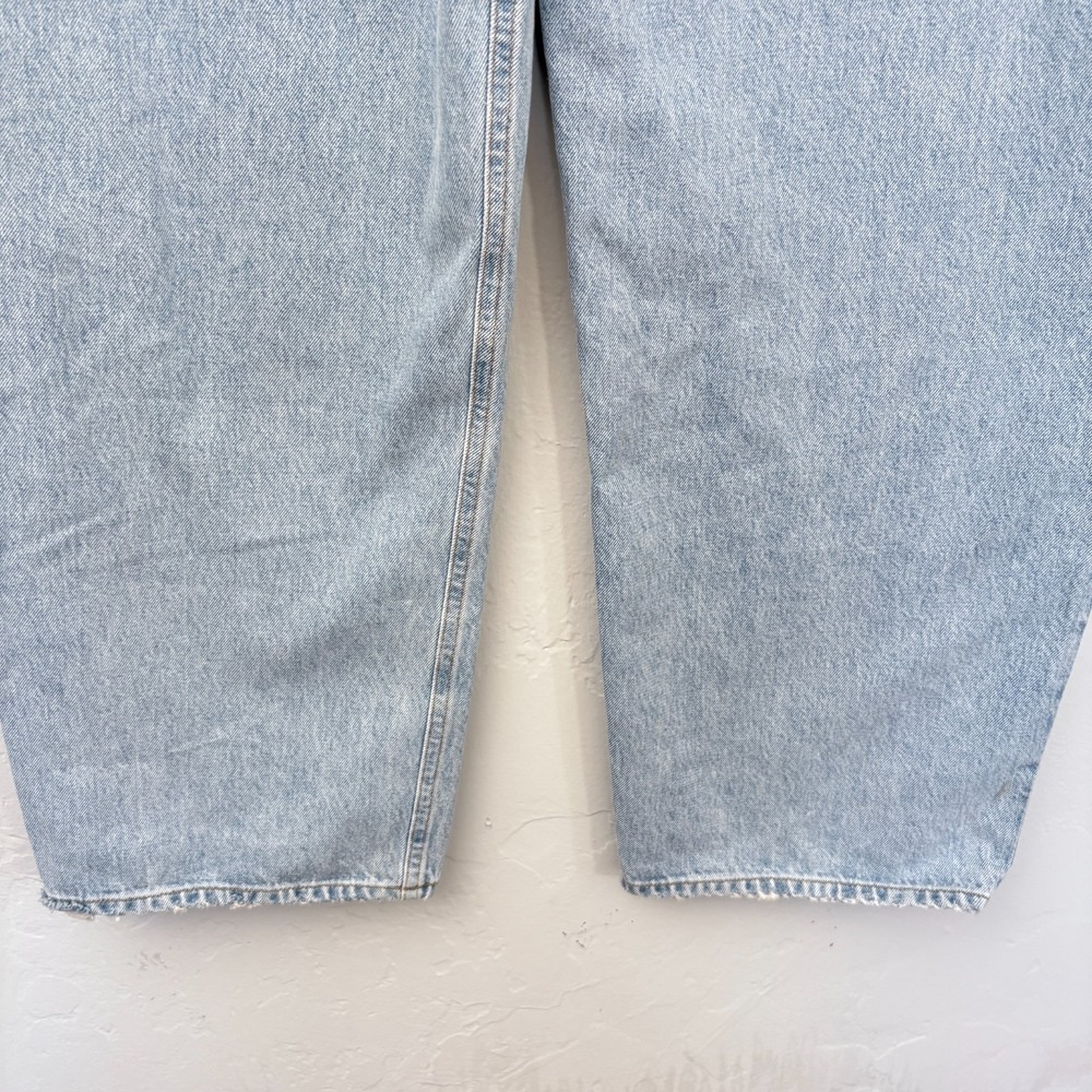 AGolde Broken Waistband Jeans Women Size 34 Blue Light Wash New - Picture 9 of 14